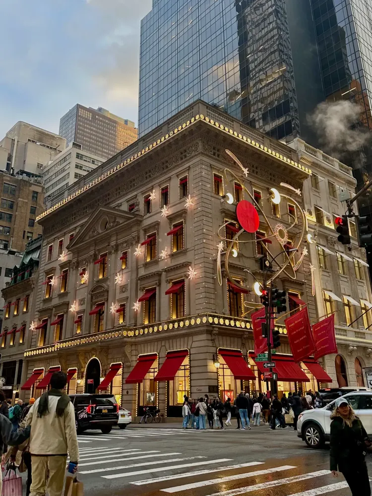 A city in season